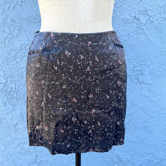 Vintage Esprit de Corp Skirt in Small Y2k Micro Mini Galaxy print - Picture 2 of 10